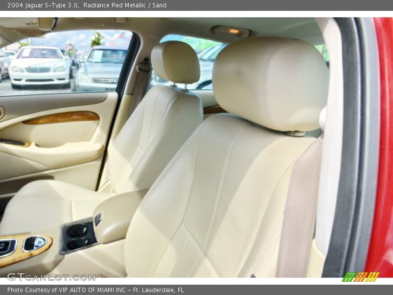 Radiance Red Metallic / Sand 2004 Jaguar S-Type 3.0