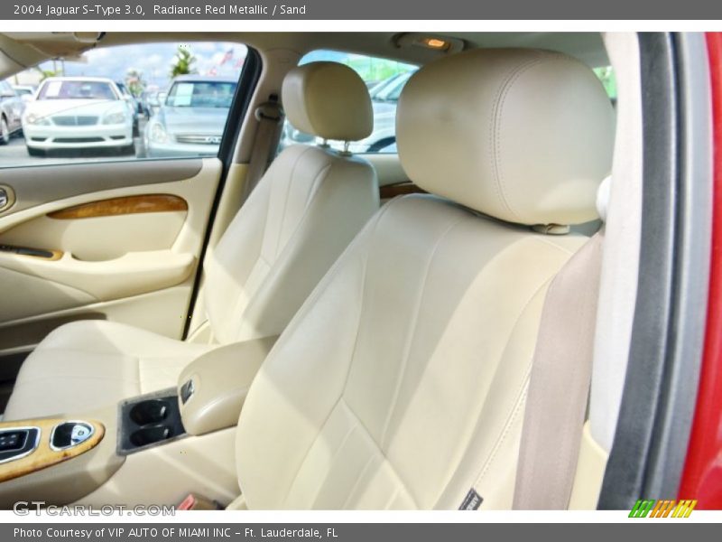Radiance Red Metallic / Sand 2004 Jaguar S-Type 3.0