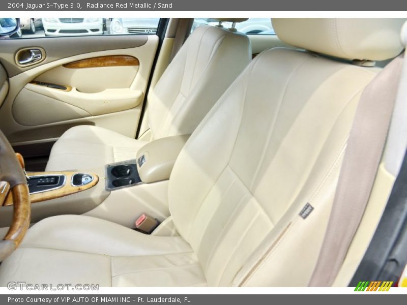 Radiance Red Metallic / Sand 2004 Jaguar S-Type 3.0