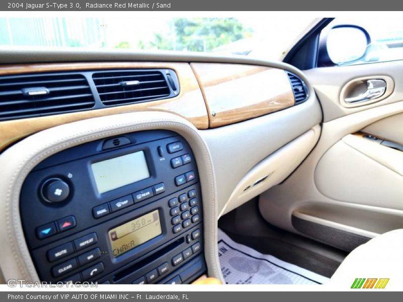 Radiance Red Metallic / Sand 2004 Jaguar S-Type 3.0