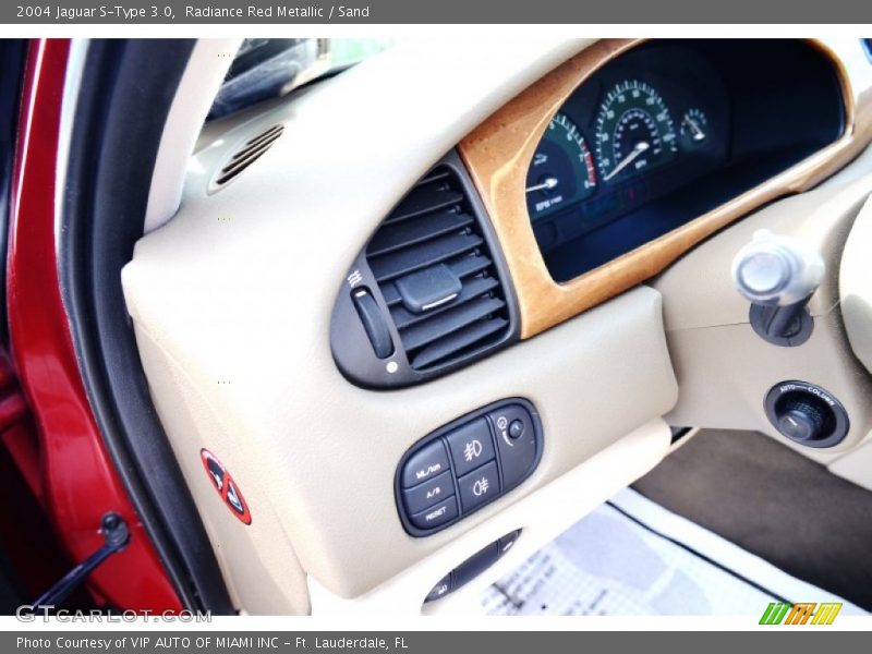 Radiance Red Metallic / Sand 2004 Jaguar S-Type 3.0