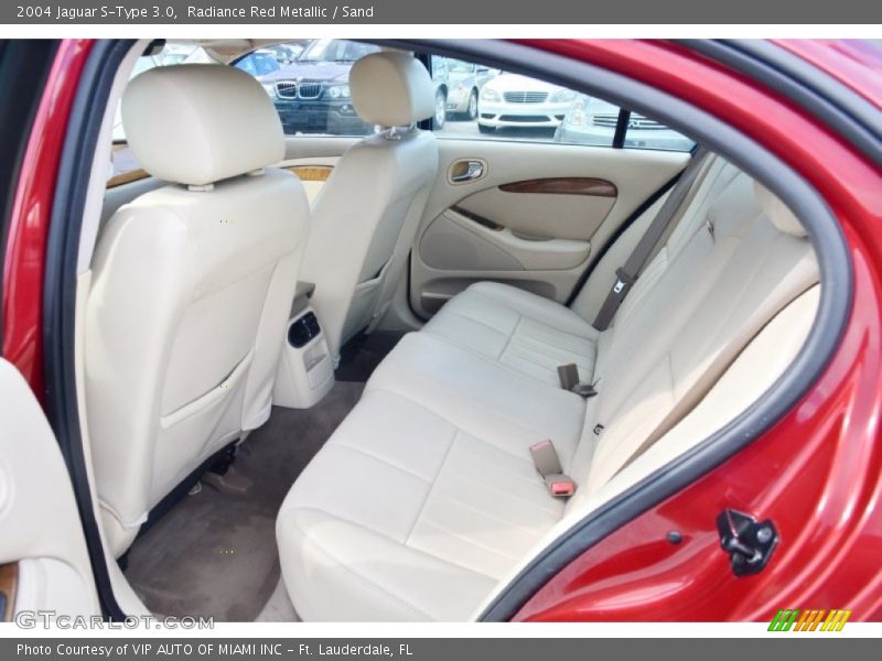 Rear Seat of 2004 S-Type 3.0