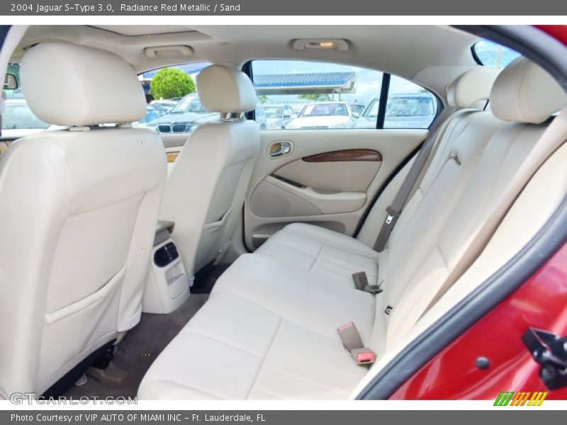 Radiance Red Metallic / Sand 2004 Jaguar S-Type 3.0