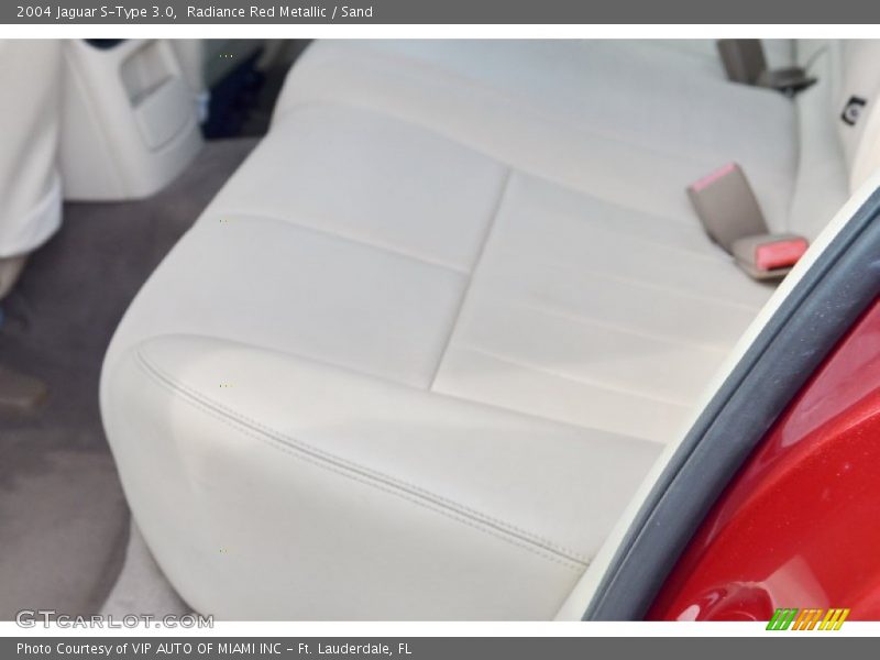 Radiance Red Metallic / Sand 2004 Jaguar S-Type 3.0