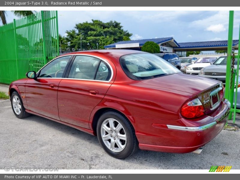 Radiance Red Metallic / Sand 2004 Jaguar S-Type 3.0