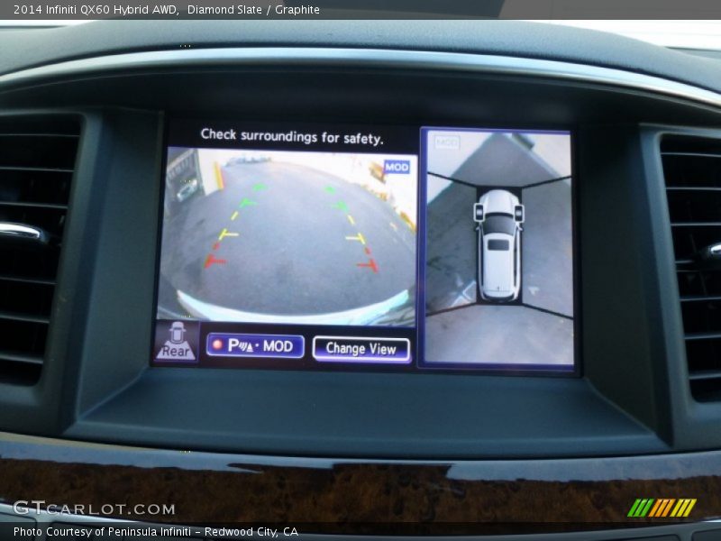 Diamond Slate / Graphite 2014 Infiniti QX60 Hybrid AWD