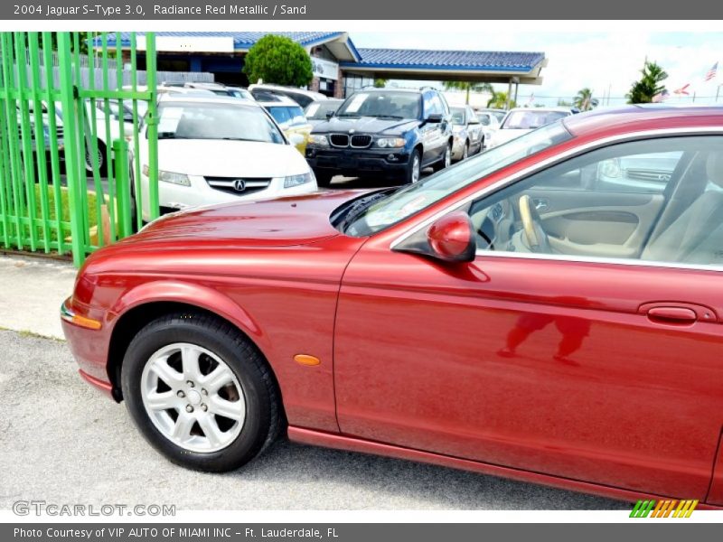 Radiance Red Metallic / Sand 2004 Jaguar S-Type 3.0