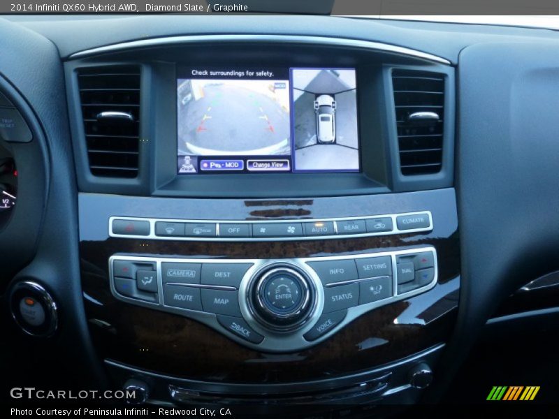 Diamond Slate / Graphite 2014 Infiniti QX60 Hybrid AWD
