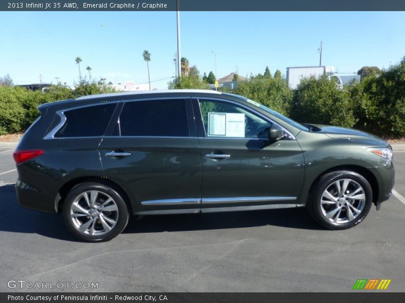 Emerald Graphite / Graphite 2013 Infiniti JX 35 AWD