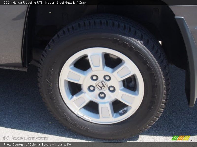 Modern Steel Metallic / Gray 2014 Honda Ridgeline RTS