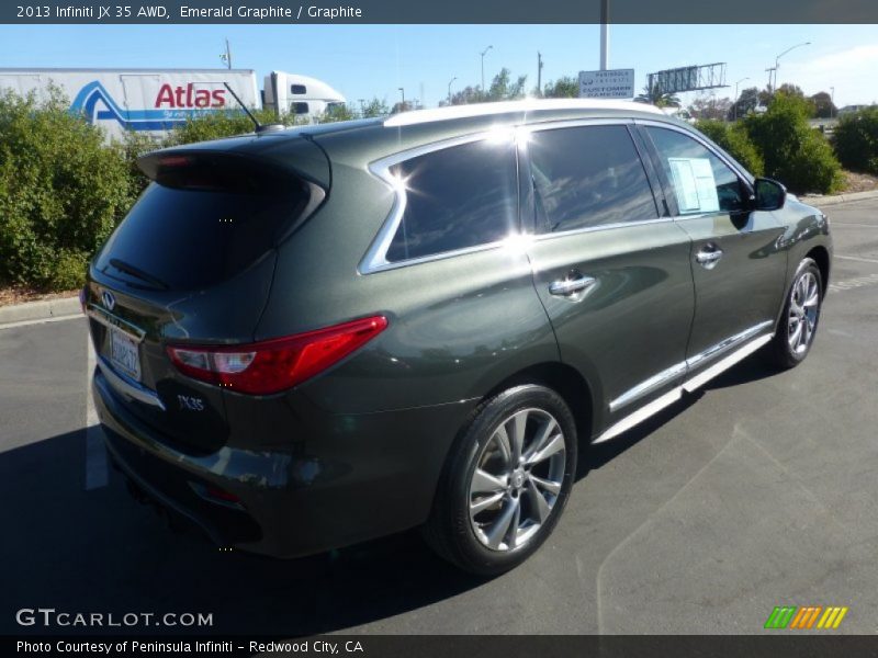 Emerald Graphite / Graphite 2013 Infiniti JX 35 AWD