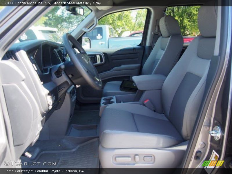 Modern Steel Metallic / Gray 2014 Honda Ridgeline RTS