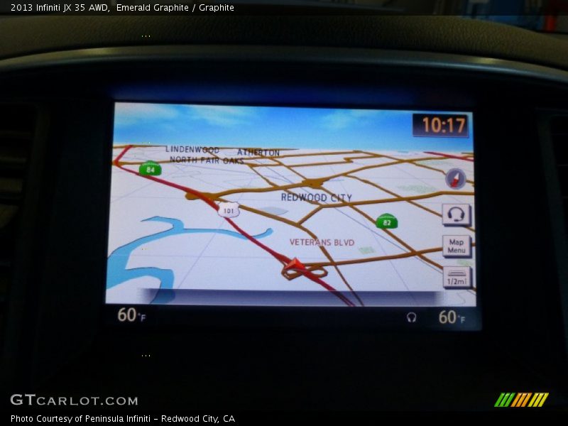 Emerald Graphite / Graphite 2013 Infiniti JX 35 AWD