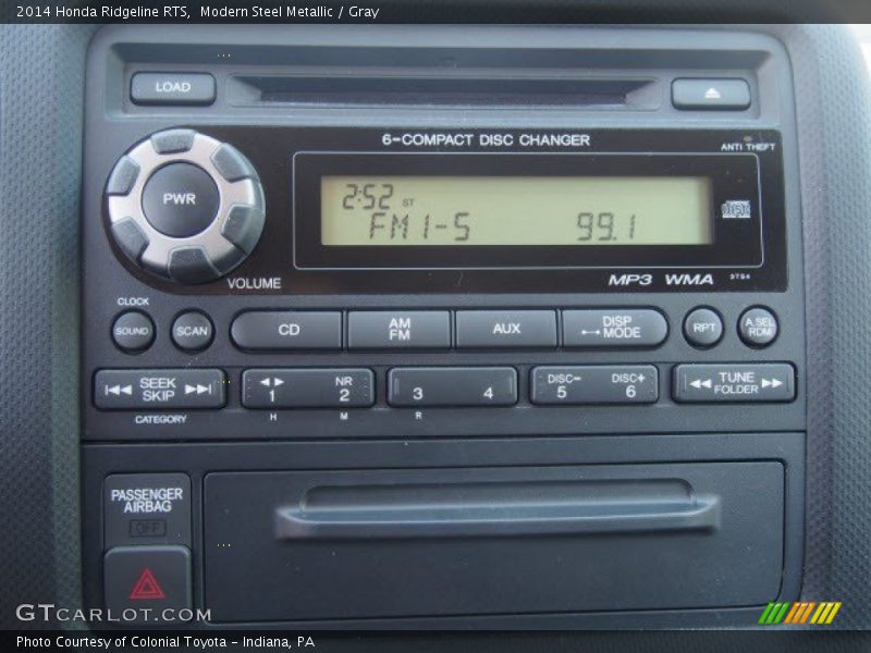 Modern Steel Metallic / Gray 2014 Honda Ridgeline RTS