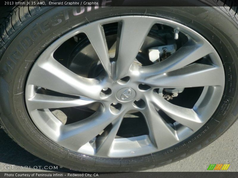 Emerald Graphite / Graphite 2013 Infiniti JX 35 AWD