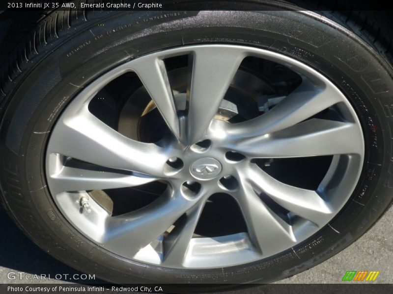 Emerald Graphite / Graphite 2013 Infiniti JX 35 AWD