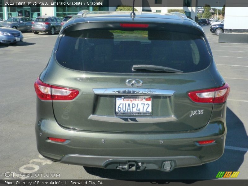 Emerald Graphite / Graphite 2013 Infiniti JX 35 AWD