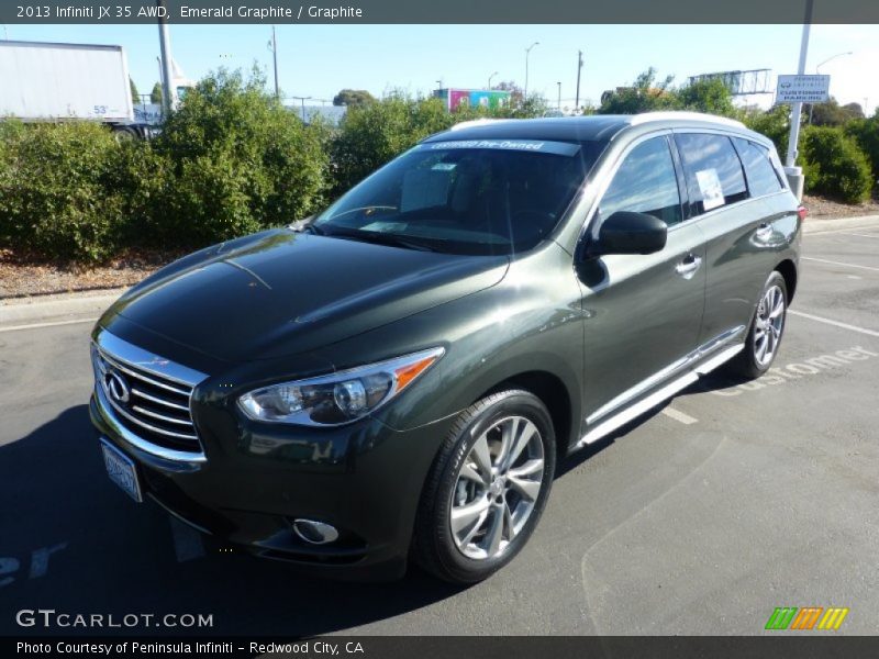 Emerald Graphite / Graphite 2013 Infiniti JX 35 AWD