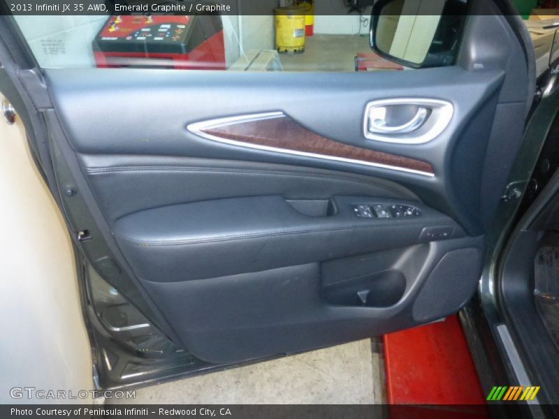 Emerald Graphite / Graphite 2013 Infiniti JX 35 AWD