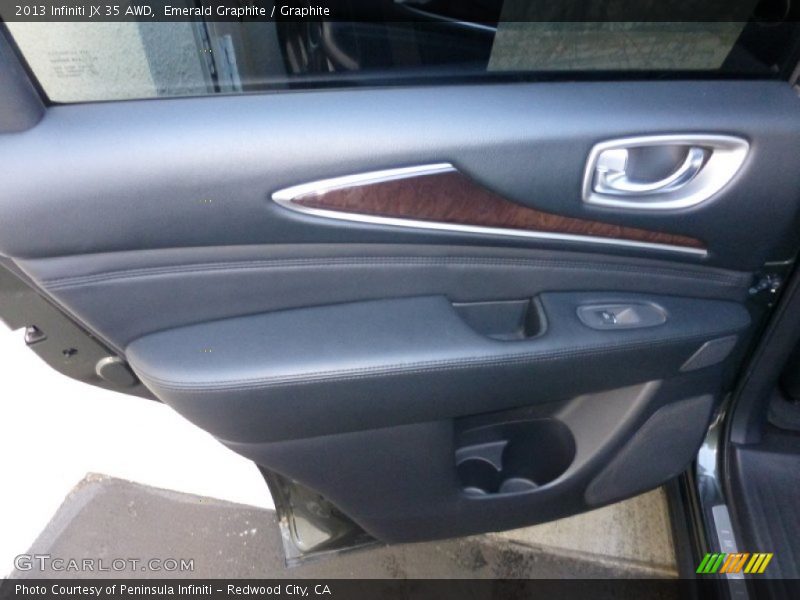 Emerald Graphite / Graphite 2013 Infiniti JX 35 AWD
