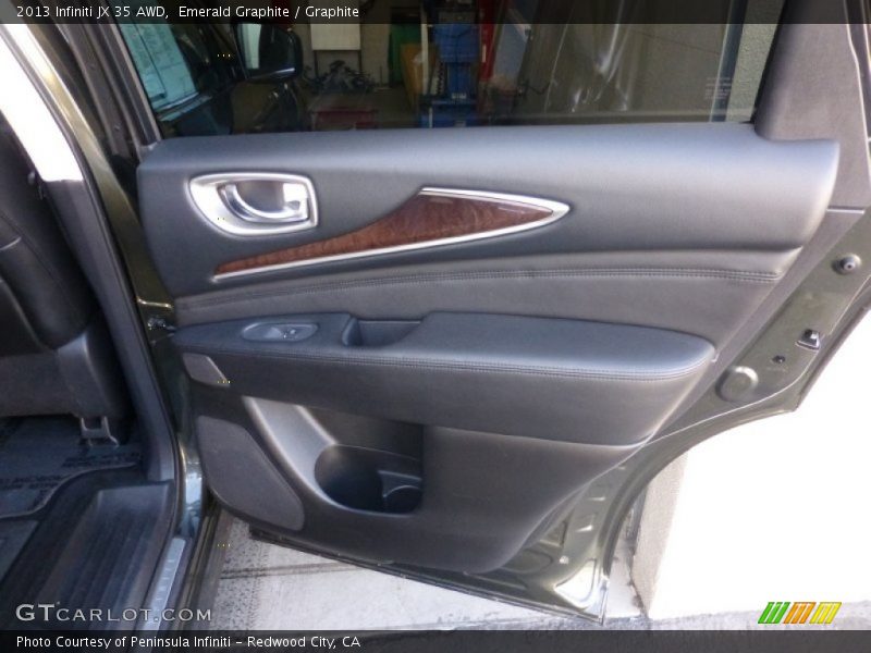 Emerald Graphite / Graphite 2013 Infiniti JX 35 AWD