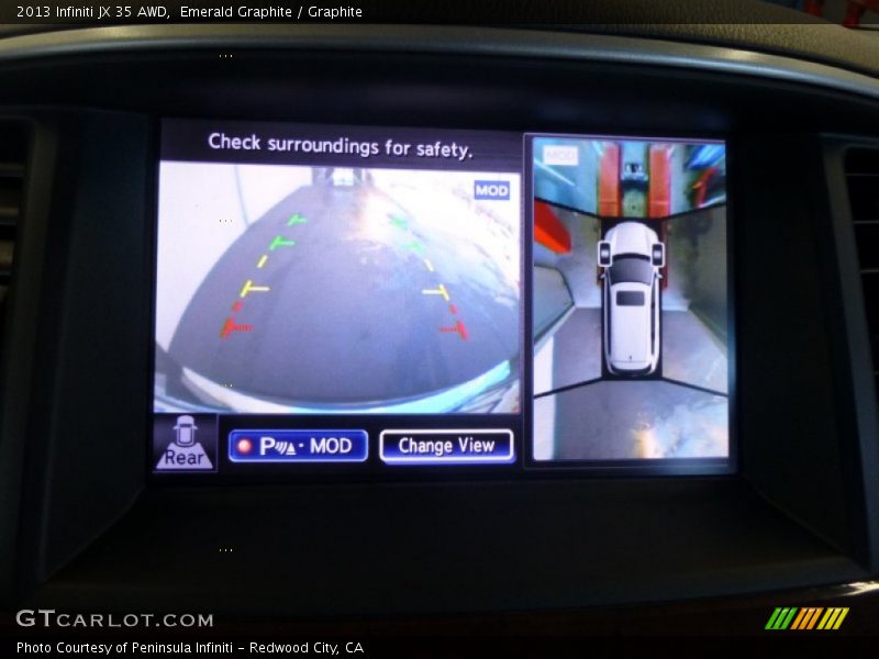 Emerald Graphite / Graphite 2013 Infiniti JX 35 AWD