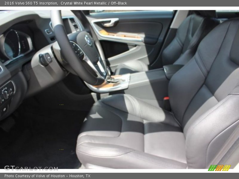 Front Seat of 2016 S60 T5 Inscription
