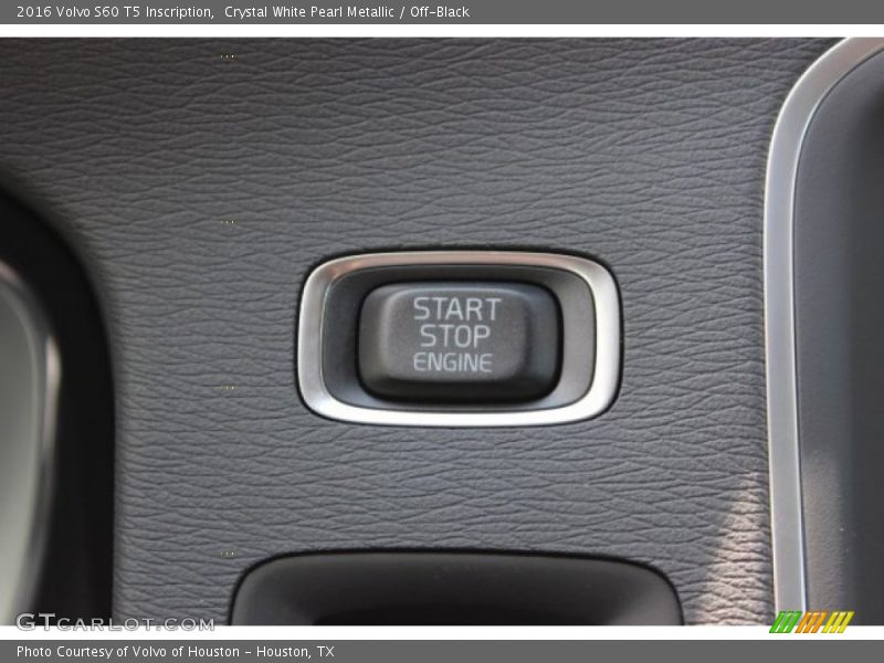 Controls of 2016 S60 T5 Inscription