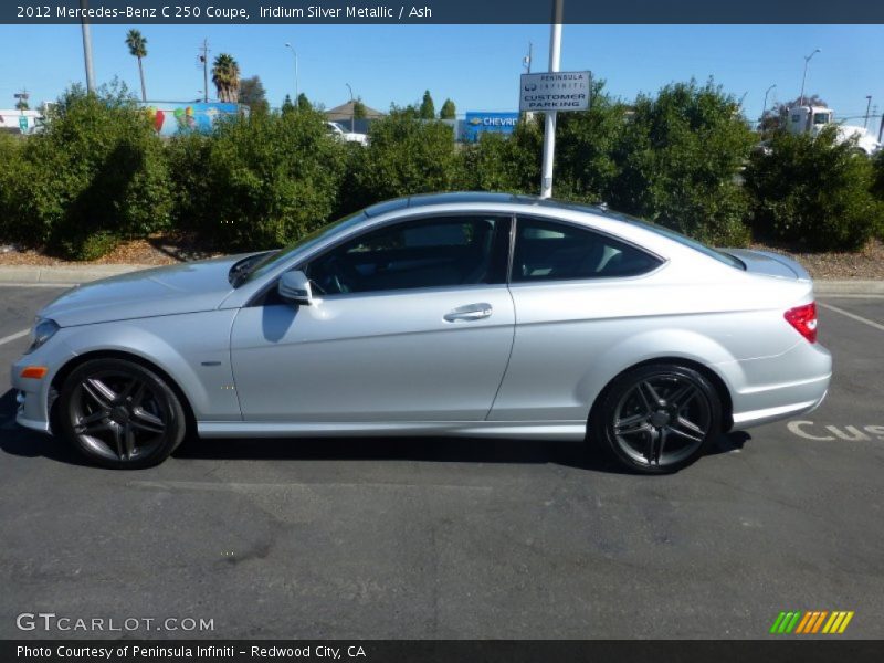 Iridium Silver Metallic / Ash 2012 Mercedes-Benz C 250 Coupe