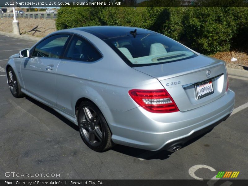 Iridium Silver Metallic / Ash 2012 Mercedes-Benz C 250 Coupe