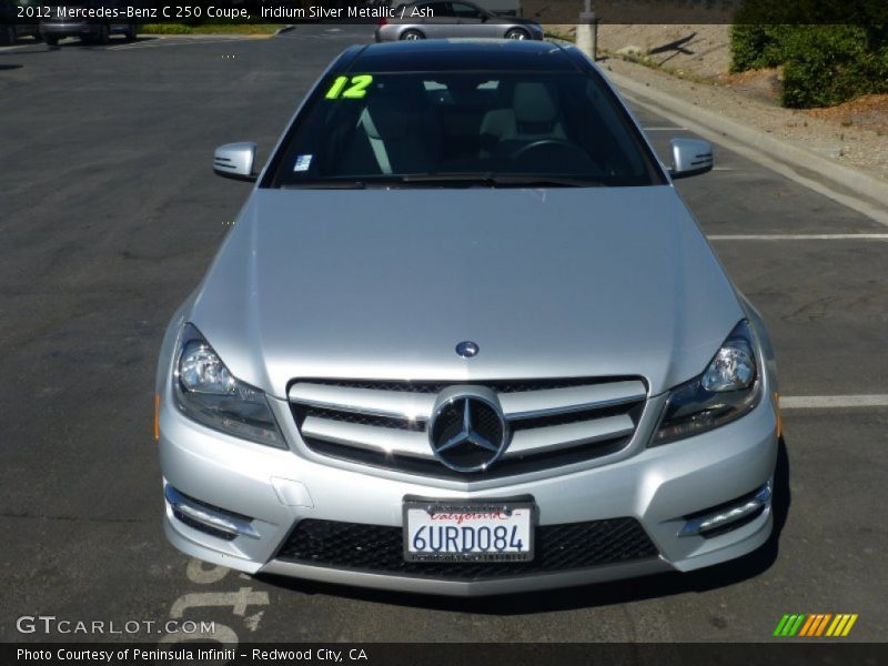 Iridium Silver Metallic / Ash 2012 Mercedes-Benz C 250 Coupe