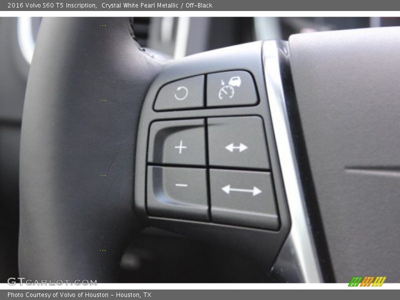 Controls of 2016 S60 T5 Inscription