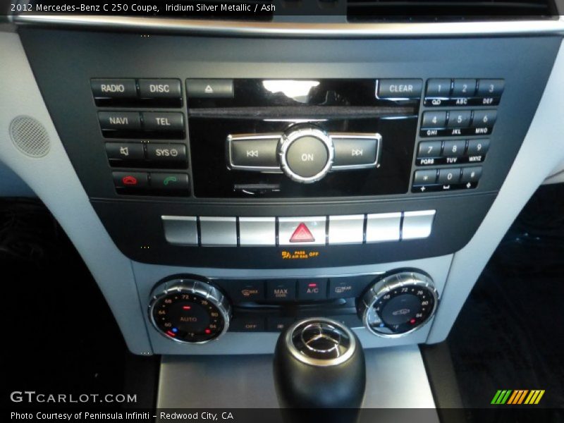 Iridium Silver Metallic / Ash 2012 Mercedes-Benz C 250 Coupe
