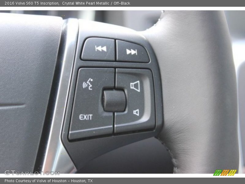 Controls of 2016 S60 T5 Inscription