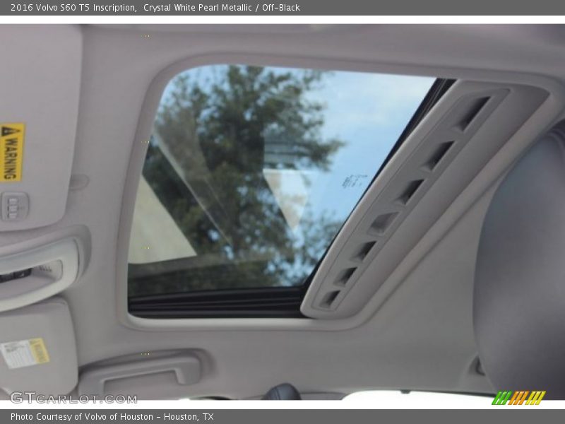 Sunroof of 2016 S60 T5 Inscription