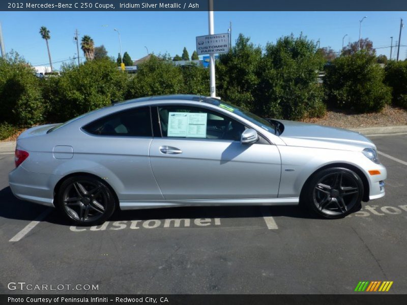 Iridium Silver Metallic / Ash 2012 Mercedes-Benz C 250 Coupe