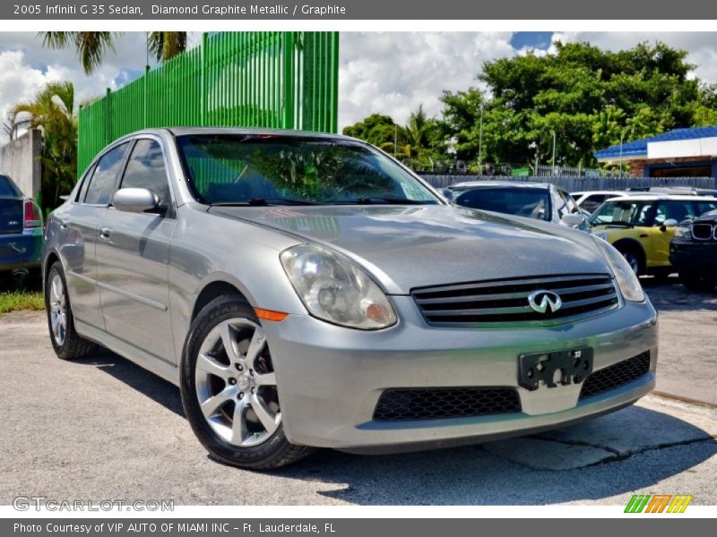 Diamond Graphite Metallic / Graphite 2005 Infiniti G 35 Sedan