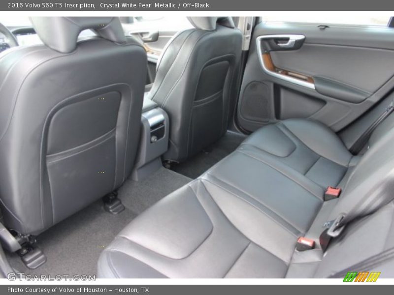 Rear Seat of 2016 S60 T5 Inscription