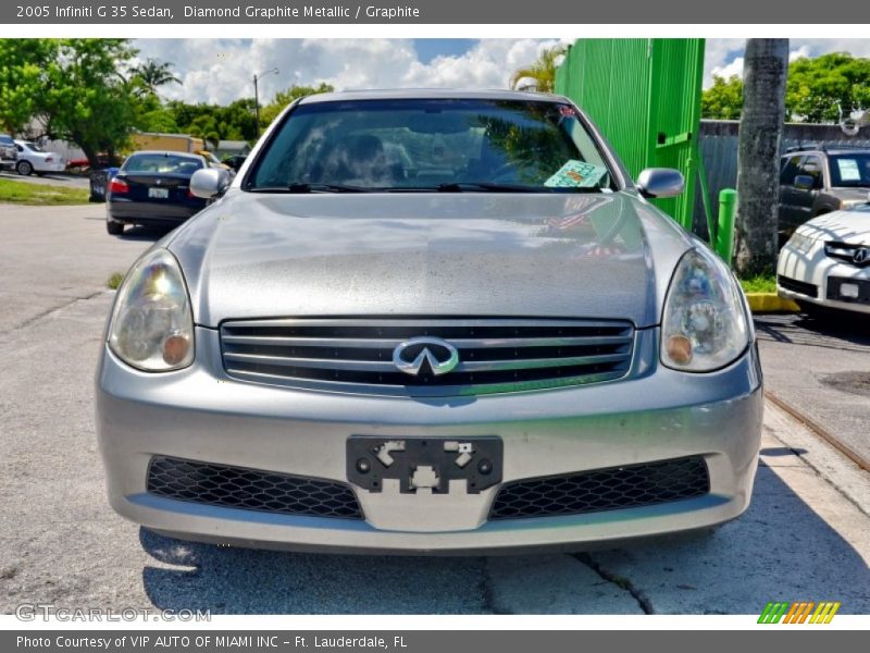 Diamond Graphite Metallic / Graphite 2005 Infiniti G 35 Sedan