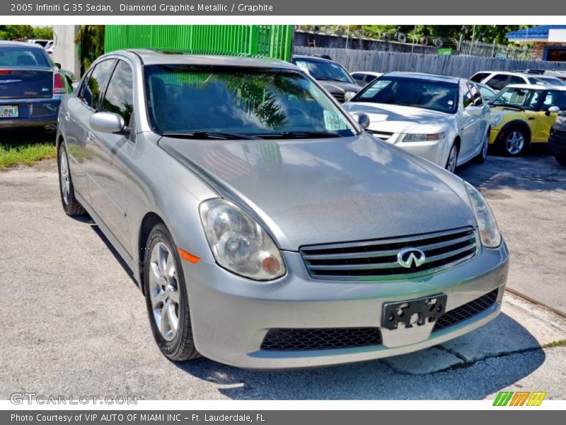 Diamond Graphite Metallic / Graphite 2005 Infiniti G 35 Sedan
