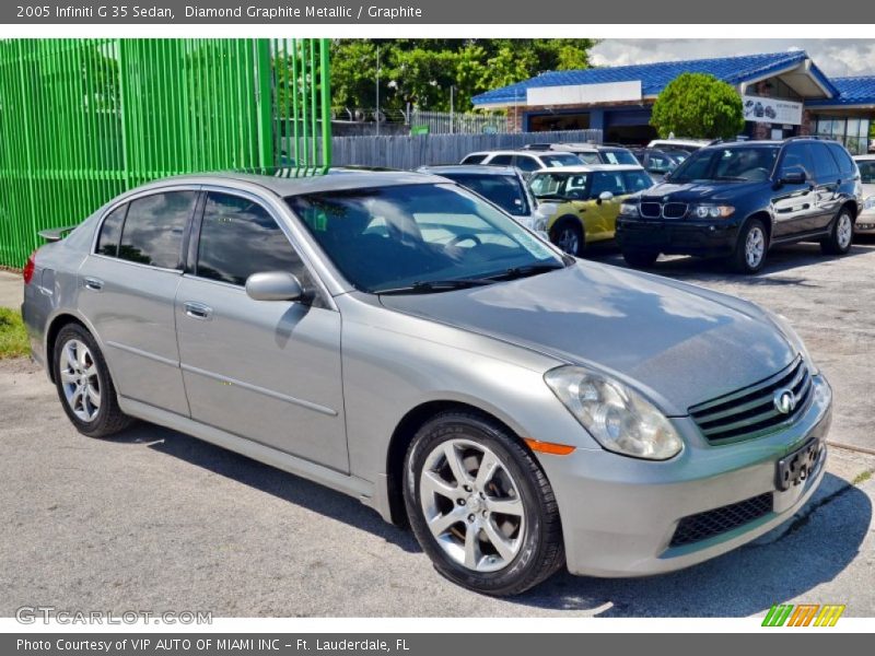 Diamond Graphite Metallic / Graphite 2005 Infiniti G 35 Sedan