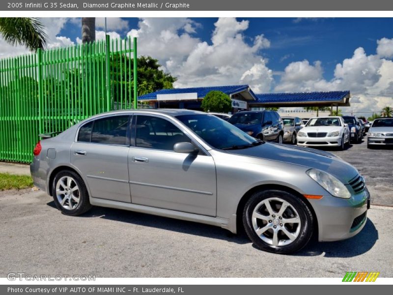 Diamond Graphite Metallic / Graphite 2005 Infiniti G 35 Sedan