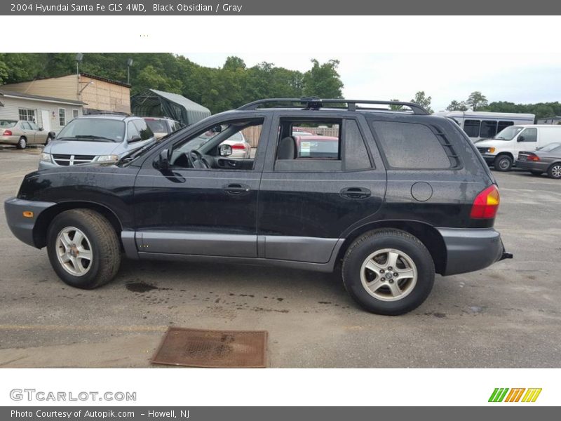 Black Obsidian / Gray 2004 Hyundai Santa Fe GLS 4WD