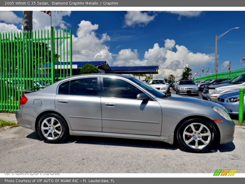Diamond Graphite Metallic / Graphite 2005 Infiniti G 35 Sedan