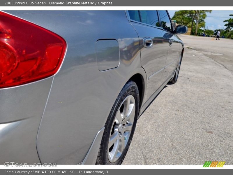 Diamond Graphite Metallic / Graphite 2005 Infiniti G 35 Sedan