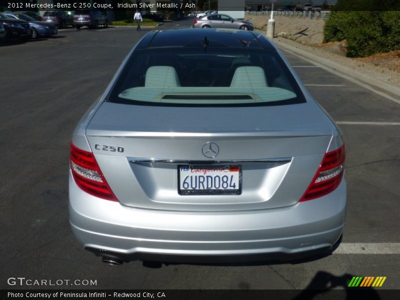 Iridium Silver Metallic / Ash 2012 Mercedes-Benz C 250 Coupe