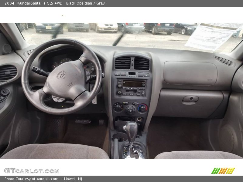 Black Obsidian / Gray 2004 Hyundai Santa Fe GLS 4WD
