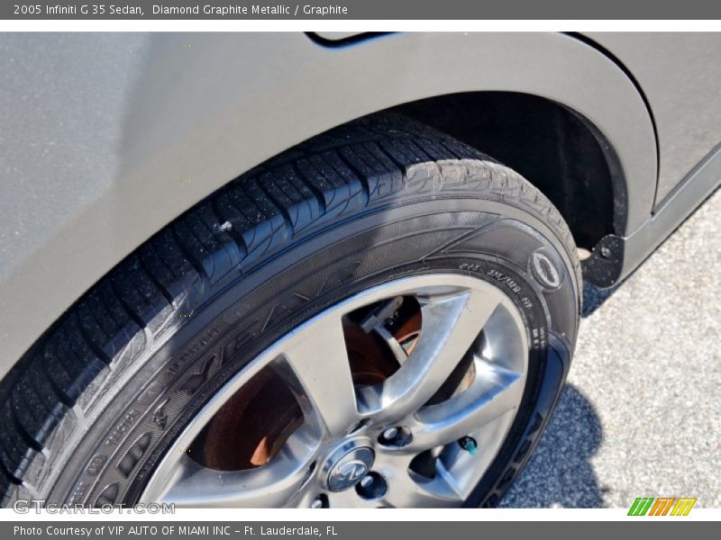 Diamond Graphite Metallic / Graphite 2005 Infiniti G 35 Sedan
