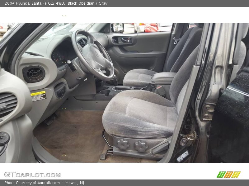 Black Obsidian / Gray 2004 Hyundai Santa Fe GLS 4WD
