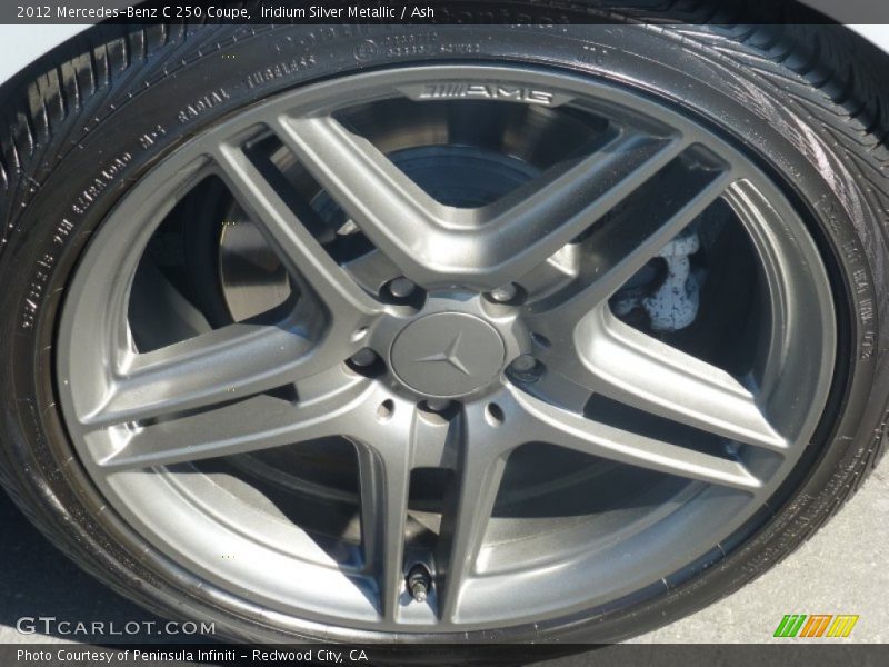 Iridium Silver Metallic / Ash 2012 Mercedes-Benz C 250 Coupe